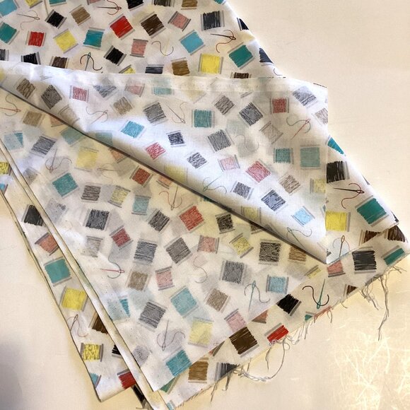 2 Michael Miller "Cool Spools" Cotton Fabric Material Sewing Quilting - Picture 8 of 9